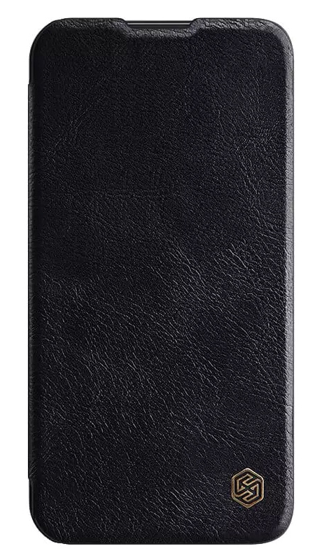 NILLKIN θήκη Qin Pro για iPhone 15 Plus, δερμάτινη, μαύρη 1 NILLKIN θήκη Qin Pro για iPhone 15 Plus