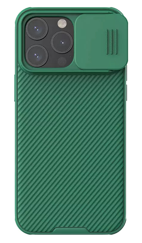 NILLKIN θήκη CamShield Pro για iPhone 15 Pro Max, πράσινη 1 NILLKIN θήκη CamShield Pro για iPhone 15 Pro Max