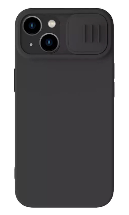 NILLKIN θήκη CamShield Silky Magnetic Silicone για iPhone 15 Plus, μαύρη 1 NILLKIN θήκη CamShield Silky Magnetic Silicone για iPhone 15 Plus