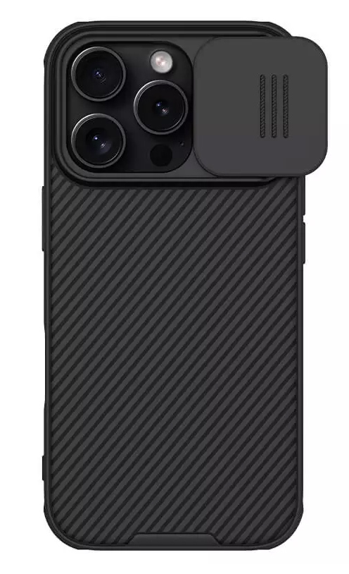 NILLKIN θήκη CamShield Pro για iPhone 16 Pro, μαύρη 1 NILLKIN θήκη CamShield Pro για iPhone 16 Pro