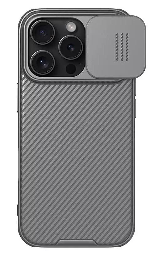 NILLKIN θήκη CamShield Pro για iPhone 16 Pro, γκρι 1 NILLKIN θήκη CamShield Pro για iPhone 16 Pro