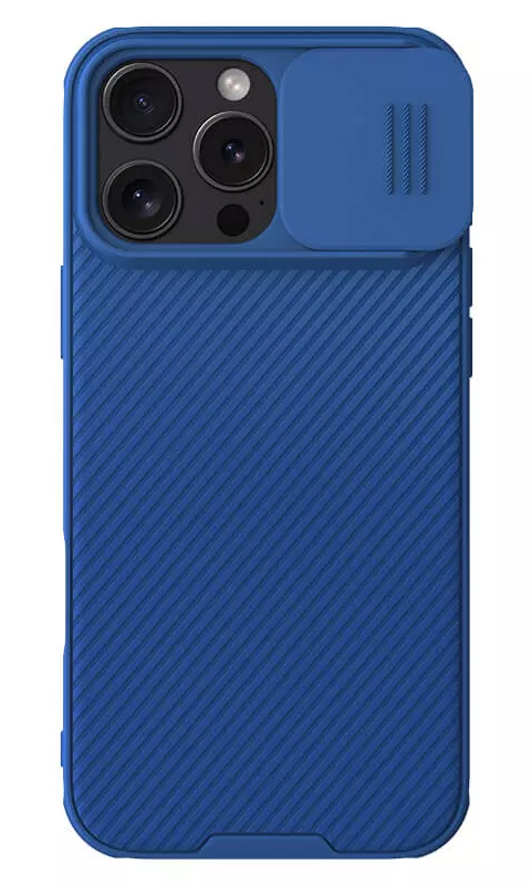 NILLKIN θήκη CamShield Pro για iPhone 16 Pro Max, μπλε 1 NILLKIN θήκη CamShield Pro για iPhone 16 Pro Max