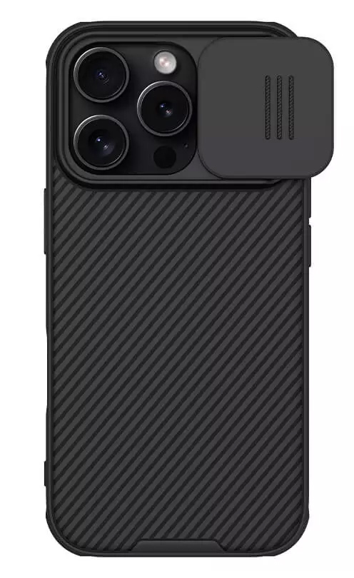 NILLKIN θήκη CamShield Pro Magnetic για iPhone 16 Pro, μαύρη 1 NILLKIN θήκη CamShield Pro Magnetic για iPhone 16 Pro