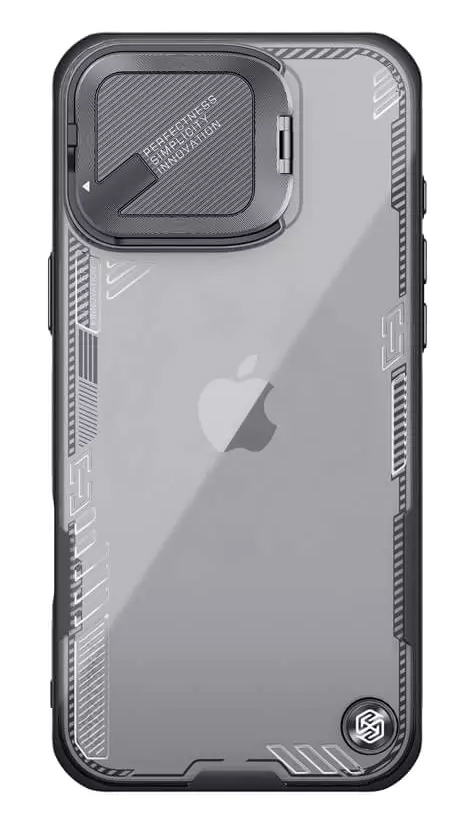 NILLKIN θήκη Iceblade Prop για iPhone 16 Pro Max, διάφανη-μαύρη 1 NILLKIN θήκη Iceblade Prop για iPhone 16 Pro Max