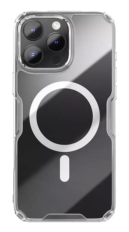 NILLKIN θήκη Nature TPU Pro Magnetic για iPhone 16 Pro, διάφανη 1 NILLKIN θήκη Nature TPU Pro Magnetic για iPhone 16 Pro