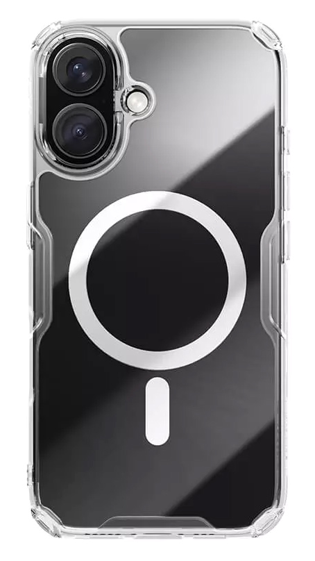 NILLKIN θήκη Nature TPU Pro Magnetic για iPhone 16 Plus, διάφανη 1 NILLKIN θήκη Nature TPU Pro Magnetic για iPhone 16 Plus
