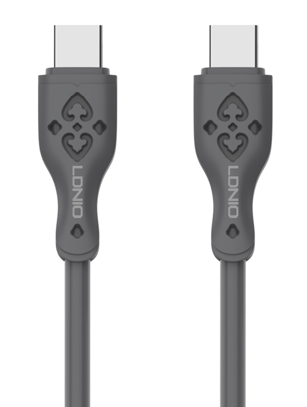 LDNIO καλώδιο USB-C σε USB-C LC811C, 65W PD, 1m, γκρι 1 LDNIO καλώδιο USB-C σε USB-C LC811C