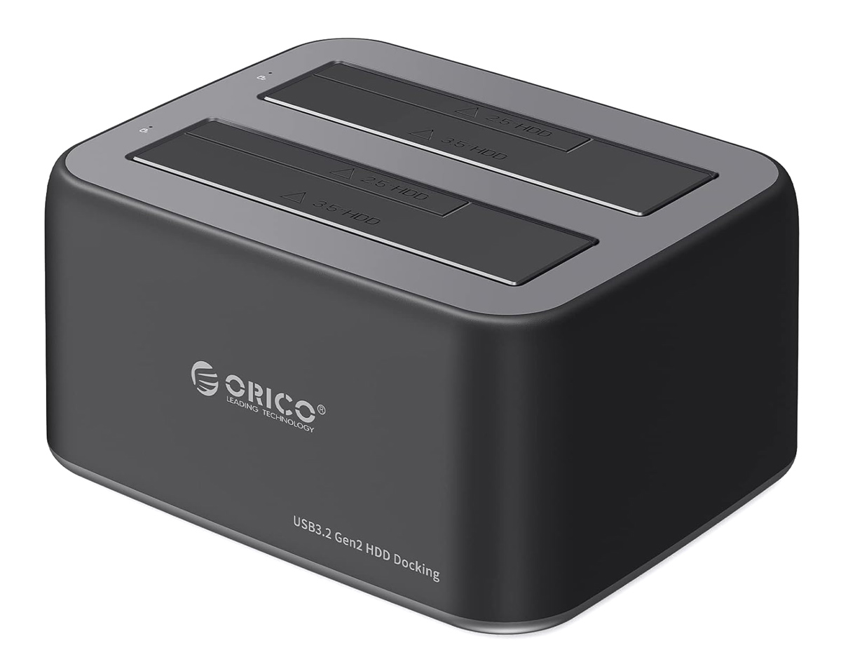 ORICO docking station για 2.5" ή 3.5" SATA HDD/SSD 6829C3-V1, 2 θέσεων, 5Gbps, μαύρο 1 ORICO docking station για 2.5" ή 3.5" SATA HDD/SSD 6829C3-V1
