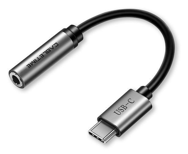 CABLETIME αντάπτορας USB-C σε 3.5mm CT-CMAUDIO, γκρι 1 CABLETIME αντάπτορας USB-C σε 3.5mm CT-CMAUDIO