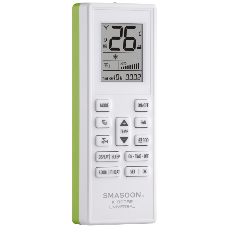 SMASOON K-8008E Universal Τηλεχειριστήριο Κλιματισμού Πράσινο 3 SMASOON K-8008E Universal Τηλεχειριστήριο Κλιματισμού Πράσινο - Image 3