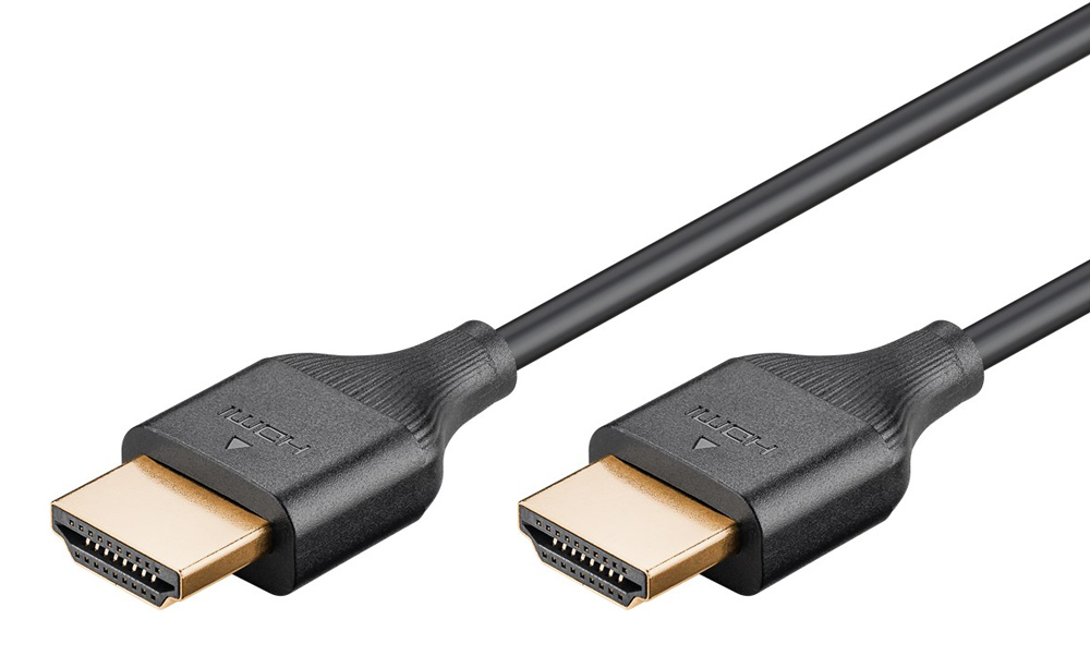 GOOBAY καλώδιο HDMI 75296 με Ethernet, slim, 4K/60Hz, 18 Gbps, 5m, μαύρο 1 GOOBAY καλώδιο HDMI 75296 με Ethernet