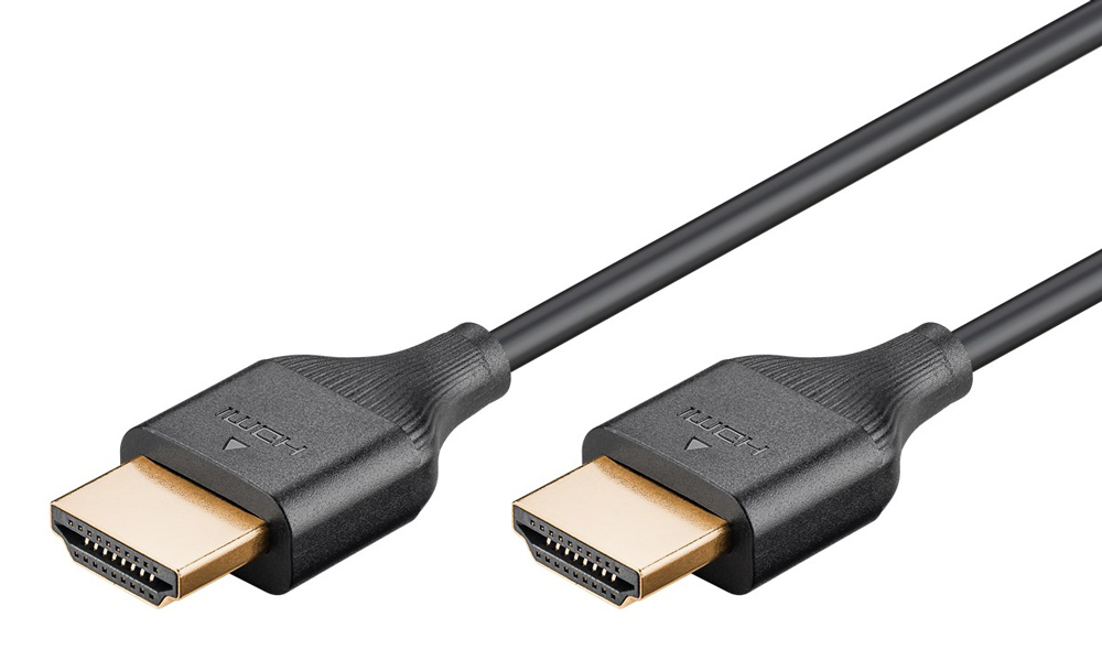 GOOBAY καλώδιο HDMI 75297 με Ethernet, slim, 8K/60Hz, 48 Gbps, 0.5m, μαύρο 1 GOOBAY καλώδιο HDMI 75297 με Ethernet