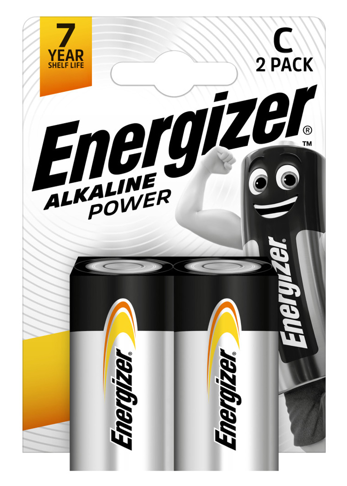 ENERGIZER αλκαλικές μπαταρίες Alkaline Power, C/LR14, 1.5V, 2τμχ 1 ENERGIZER αλκαλικές μπαταρίες Alkaline Power