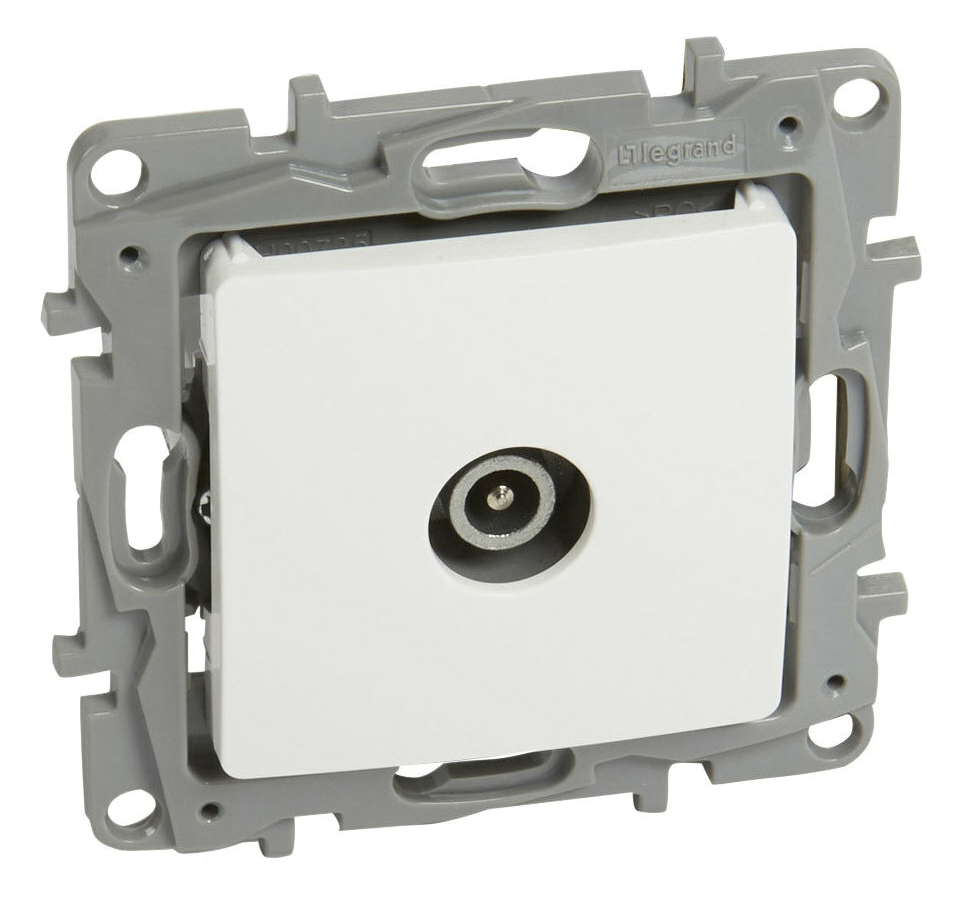 LEGRAND πρίζα κεραίας 764555, αρσενική, 10dB, λευκή 1 LEGRAND πρίζα κεραίας 764555