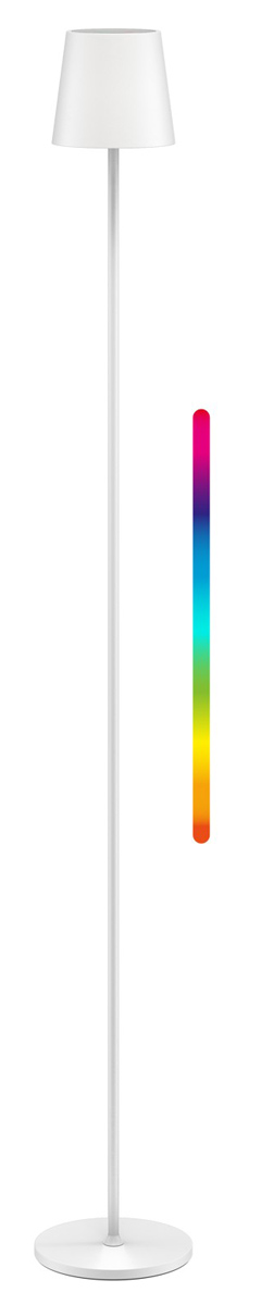 GOOBAY επιτραπέζιο φωτιστικό 76572, RGBW, dimmable, επαναφορτιζόμενο, έως 122.3cm ύψος, λευκό 1 GOOBAY επιτραπέζιο φωτιστικό 76572