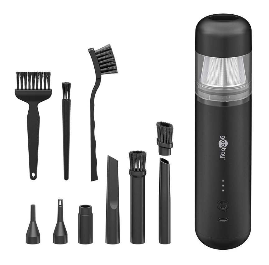 GOOBAY 2 σε 1 σκουπάκι χειρός & air duster 77829, 120W, 6000mAh, μαύρο 1 GOOBAY 2 σε 1 σκουπάκι χειρός & air duster 77829