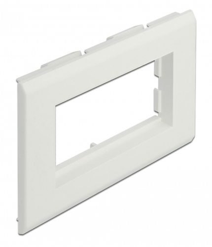 DELOCK module βάση πρίζας Easy 45 81316, 130 x 80 mm, λευκό 1 DELOCK module βάση πρίζας Easy 45 81316