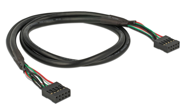 DELOCK καλώδιο USB 2.0 10-pin 2.54mm 82437, 480 Mbps, 50cm 1 DELOCK καλώδιο USB 2.0 10-pin 2.54mm 82437
