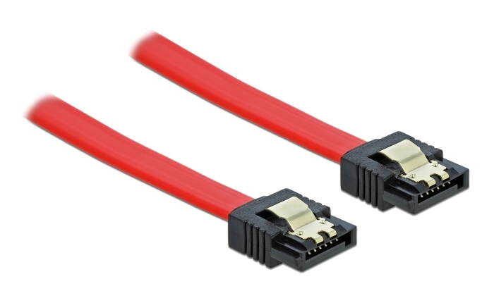 DELOCK καλώδιο SATA 82677, 6 Gb/s, 50cm, κόκκινο 1 DELOCK καλώδιο SATA 82677