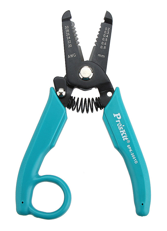PROSKIT απογυμνωτής καλωδίων 8PK-3001D, 0.2-0.8mm/30-20AWG, 156mm 1 PROSKIT απογυμνωτής καλωδίων 8PK-3001D