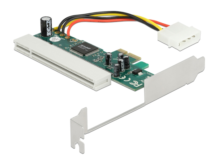 DELOCK κάρτα επέκτασης PCI Express σε PCI 32 Bit 5V 90062, Asmedia chip 1 DELOCK κάρτα επέκτασης PCI Express σε PCI 32 Bit 5V 90062