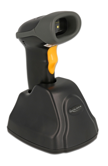 DELOCK barcode scanner 90550, 1D & 2D, ασύρματο, με βάση φόρτισης, μαύρο 1 DELOCK barcode scanner 90550
