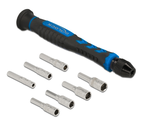 DELOCK σετ κατσαβιδιών 90551, hexagonal 2.5 - 5.5mm, 8τμχ 1 DELOCK σετ κατσαβιδιών 90551