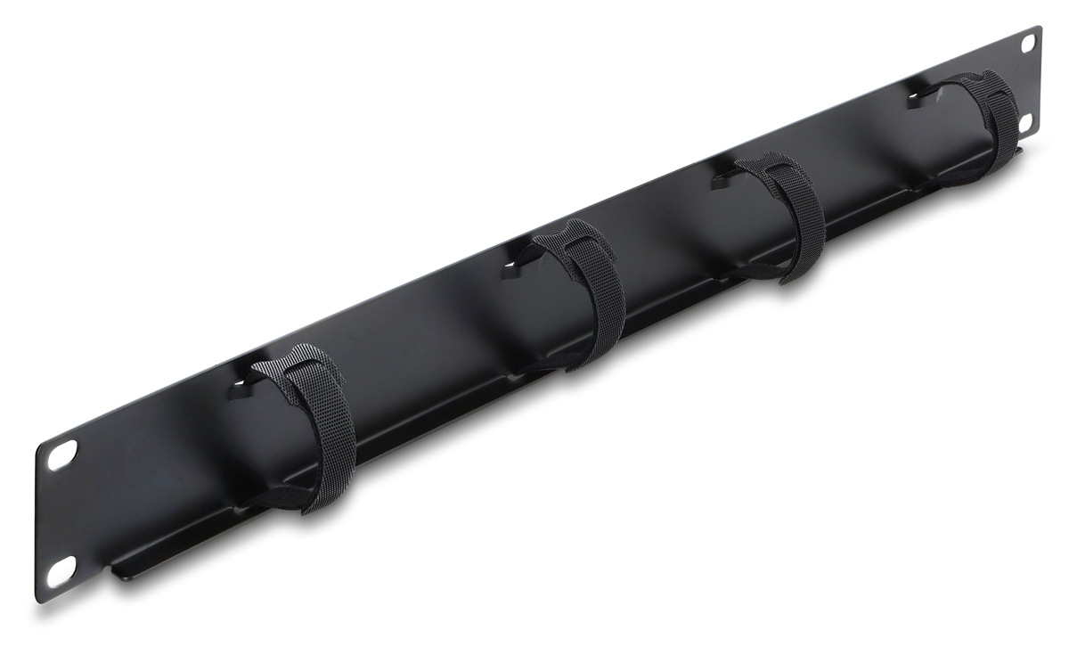 DELOCK cable management panel 91067 για rack 19", 1U, βάθος 44.2mm, μεταλλικό, μαύρο 1 DELOCK cable management panel 91067 για rack 19"