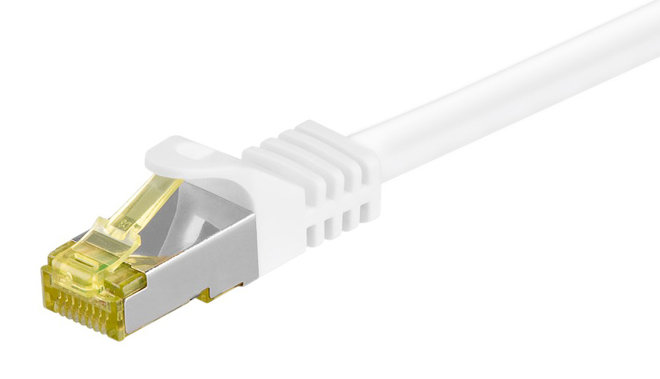 GOOBAY καλώδιο δικτύου 91093, CAT 7 S/FTP, copper, 500MHz, 2m, λευκό 1 GOOBAY καλώδιο δικτύου 91093