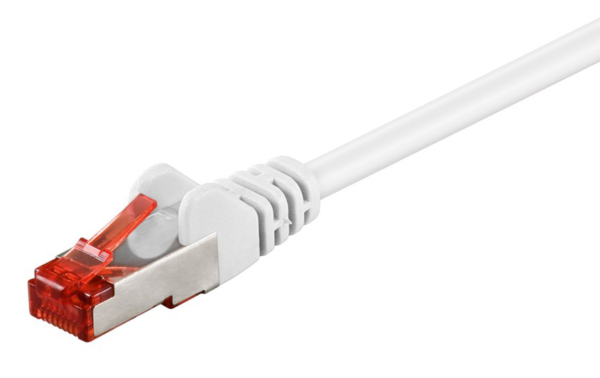 GOOBAY καλώδιο δικτύου 93503, CAT 6 S/FTP, copper, 250MHz, 10m, λευκό 1 GOOBAY καλώδιο δικτύου 93503