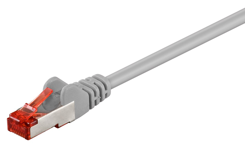 GOOBAY καλώδιο δικτύου 93569, CAT 6 S/FTP (PiMF), CCA, 1m, γκρι 1 GOOBAY καλώδιο δικτύου 93569