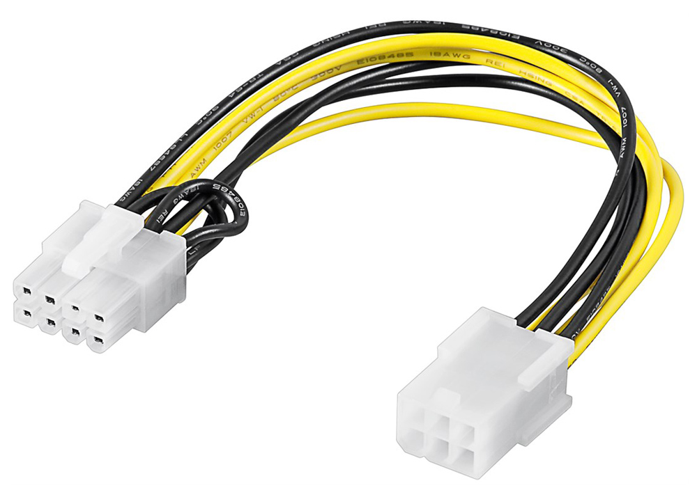 GOOBAY καλώδιο PCI Express 6pin σε PCI Express 8pin 93635, 0.20m 1 GOOBAY καλώδιο PCI Express 6pin σε PCI Express 8pin 93635