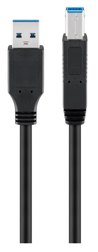 GOOBAY καλώδιο USB 3.0 93655, 5 Gbit/s, 1.8m, μαύρο 1 GOOBAY καλώδιο USB 3.0 93655