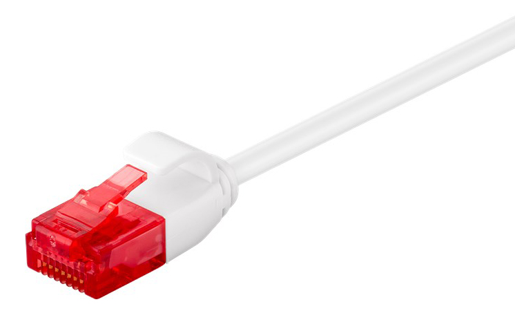 GOOBAY καλώδιο δικτύου 93691, CAT 6 U/UTP, slim, copper, 0.5m, λευκό 1 GOOBAY καλώδιο δικτύου 93691
