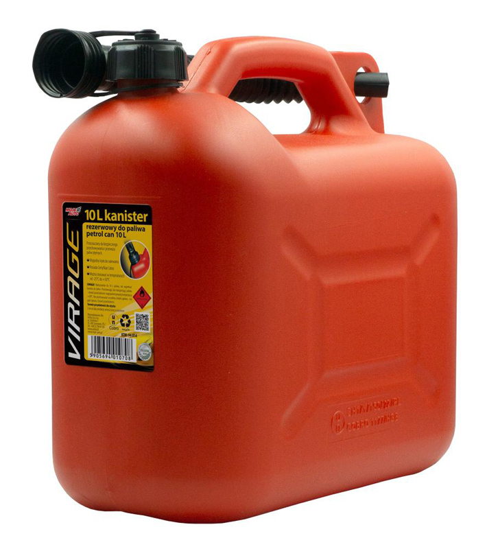 MOJE AUTO δοχείο καυσίμων 94-014 με σπιράλ, πλαστικό, 10lt, κόκκινο 1 MOJE AUTO δοχείο καυσίμων 94-014 με σπιράλ