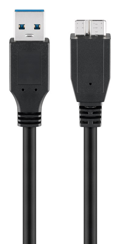 GOOBAY καλώδιο USB 3.0 σε USB 3.0 micro Τype B 95026, 1.8m, μαύρο 1 GOOBAY καλώδιο USB 3.0 σε USB 3.0 micro Τype B 95026