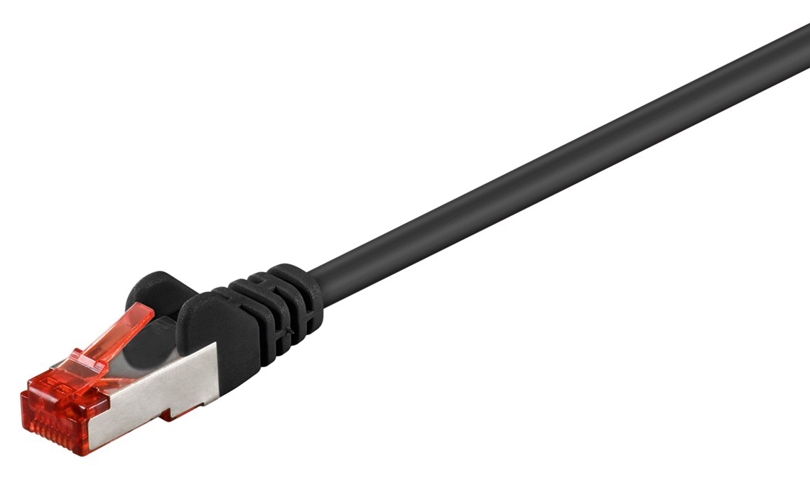 GOOBAY καλώδιο δικτύου 95518, CAT 6 S/FTP (PiMF), CCA, 5m, μαύρο 1 GOOBAY καλώδιο δικτύου 95518