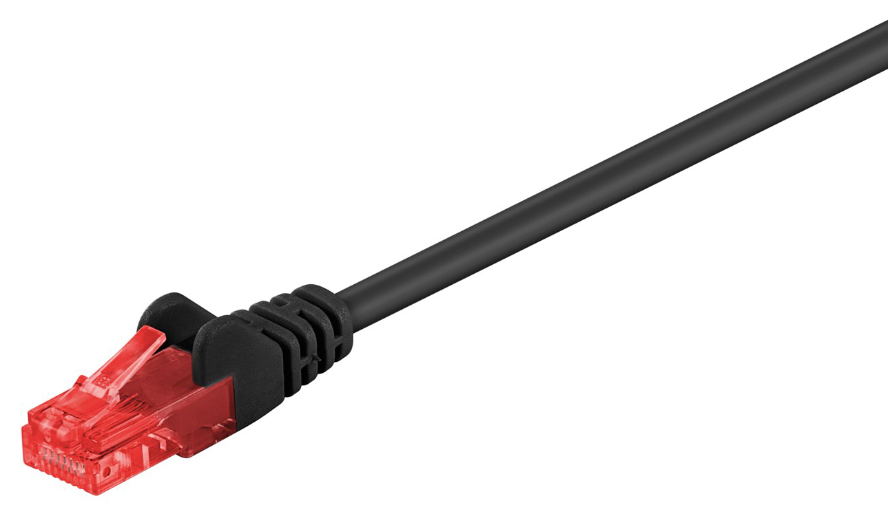 GOOBAY καλώδιο δικτύου 95667, CAT 6 U/UTP, CCA, 25m, μαύρο 1 GOOBAY καλώδιο δικτύου 95667