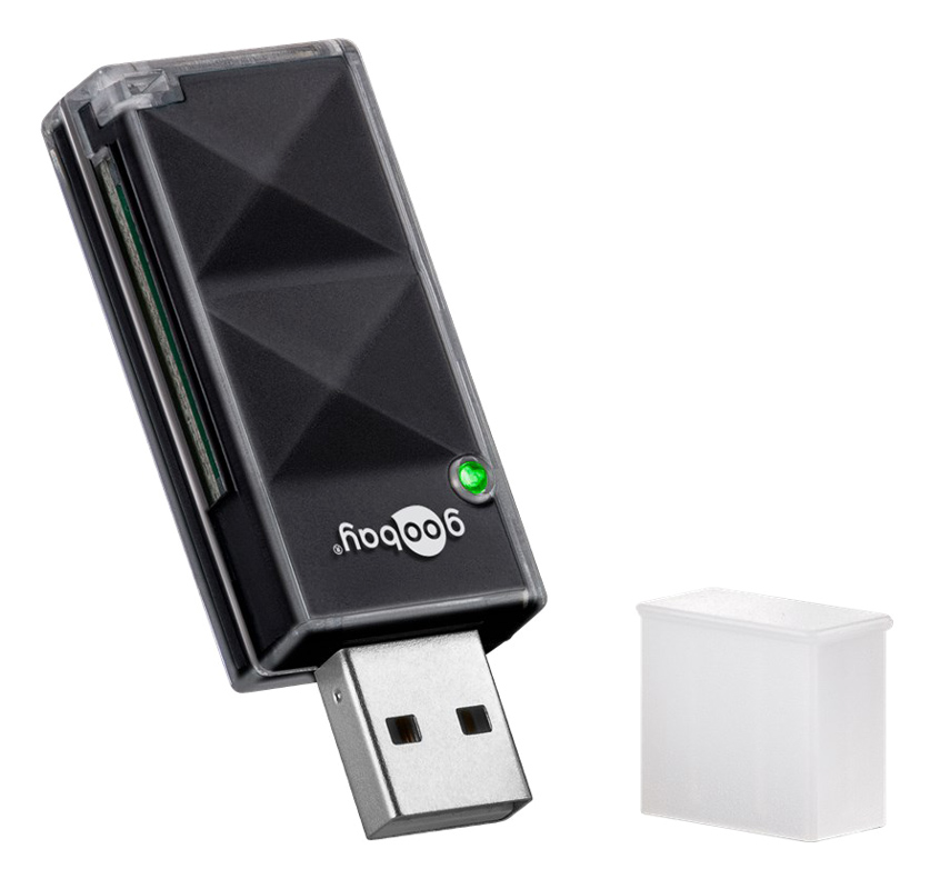 GOOBAY card reader 95682 για SD κάρτα μνήμης, 480 Mbps, μαύρο 1 GOOBAY card reader 95682 για SD κάρτα μνήμης