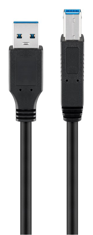 GOOBAY καλώδιο USB 3.0 SuperSpeed σε USB Type B 96119, 5m, μαύρο 1 GOOBAY καλώδιο USB 3.0 SuperSpeed σε USB Type B 96119