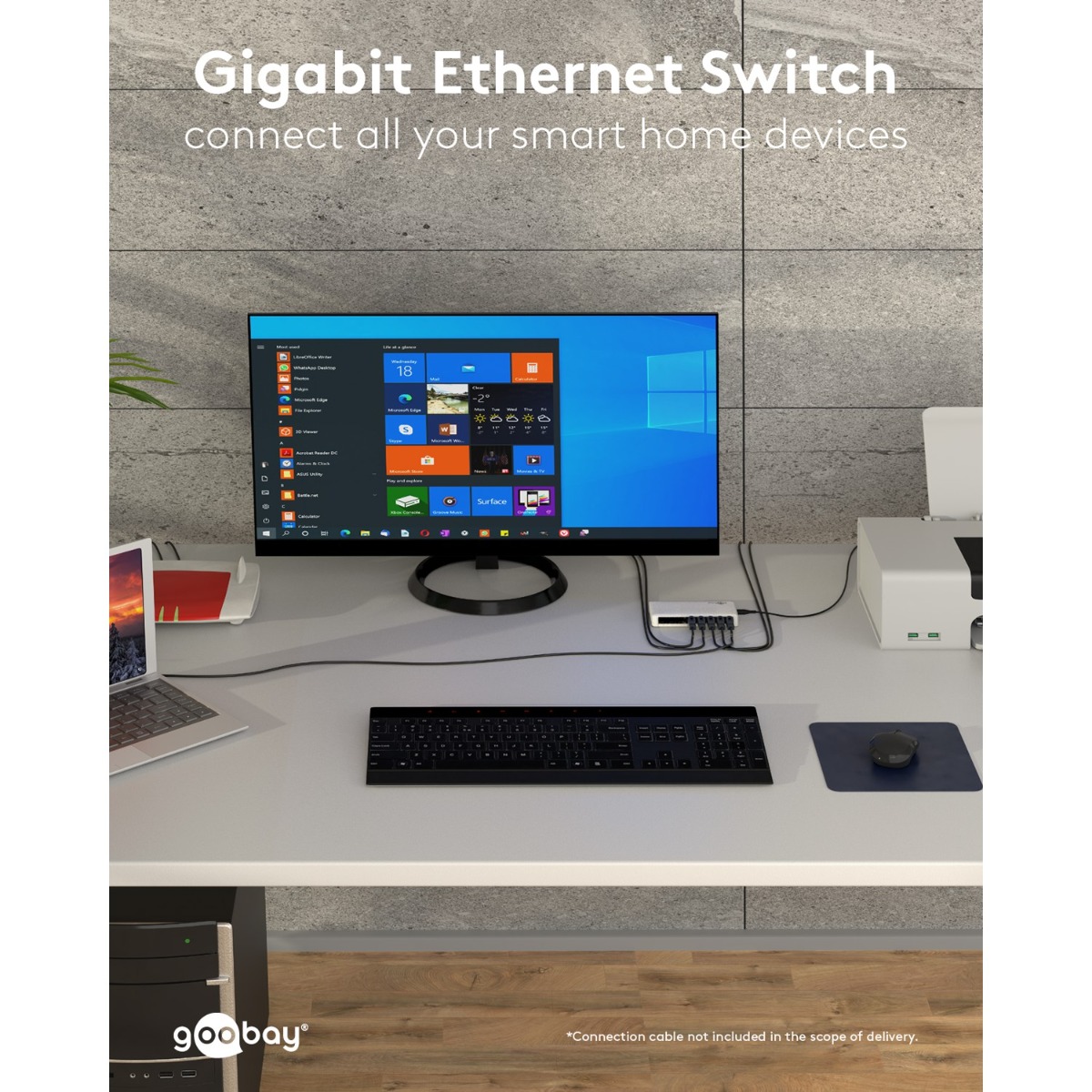 Goobay Gigabit Ethernet Switch 8 Θυρών 64564 Λευκό 9 Goobay Gigabit Ethernet Switch 8 Θυρών 64564 Λευκό - Image 9