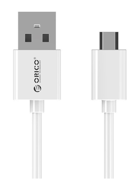 ORICO καλώδιο micro USB σε USB ADC-05, 3A, 480Mbps, 0.5m, λευκό 1 ORICO καλώδιο micro USB σε USB ADC-05