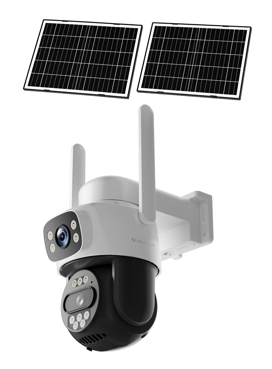 VSTARCAM smart ηλιακή κάμερα AG622DR, dual lens, 2MP, 4G, PTZ, SD, IP66 1 VSTARCAM smart ηλιακή κάμερα AG622DR