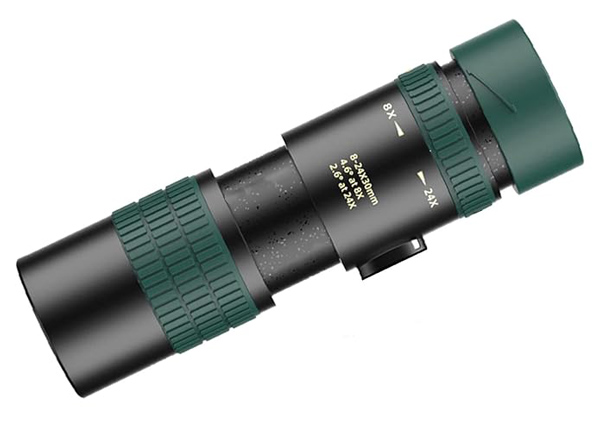 APEXEL μονοκυάλι APS-8-24X30, 8x-24x zoom, Φ 30mm, μαύρο 1 APEXEL μονοκυάλι APS-8-24X30