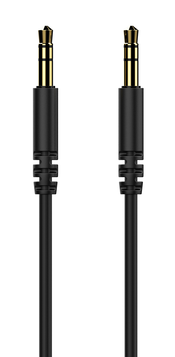 CELEBRAT καλώδιο ήχου 3.5mm AU-01, AUX, 1m, μαύρο 1 CELEBRAT καλώδιο ήχου 3.5mm AU-01