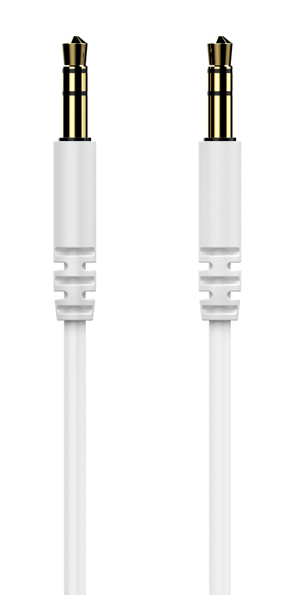 CELEBRAT καλώδιο ήχου 3.5mm AU-01, AUX, 1m, λευκό 1 CELEBRAT καλώδιο ήχου 3.5mm AU-01