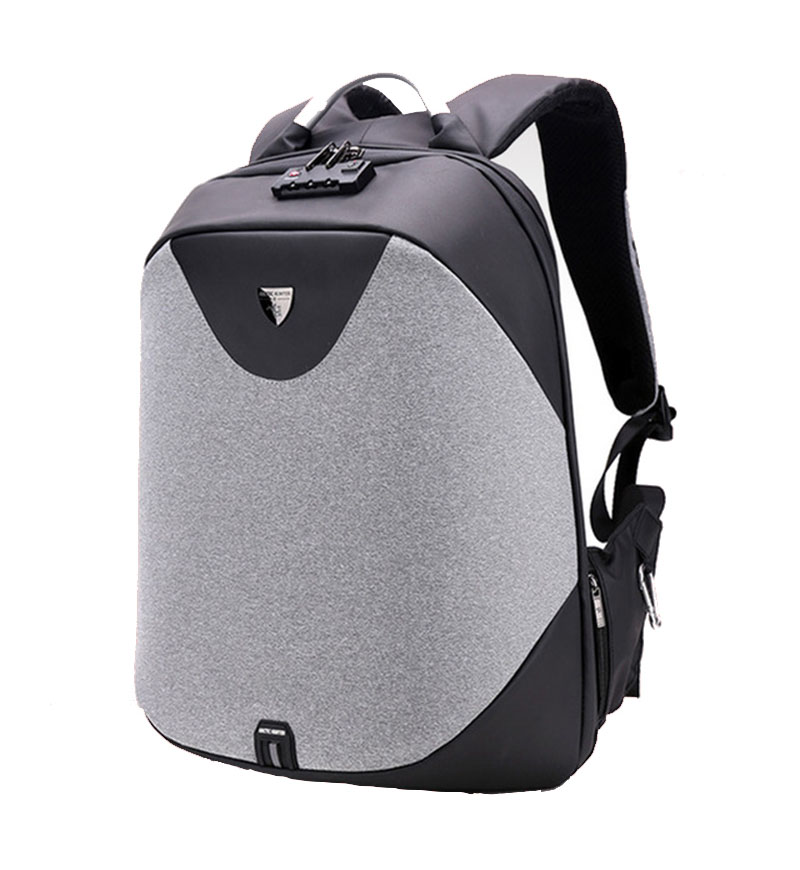 ARCTIC HUNTER τσάντα πλάτης B00208 με θήκη laptop 15.6", λουκέτο TSA, 24L, γκρι 1 ARCTIC HUNTER τσάντα πλάτης B00208 με θήκη laptop 15.6"