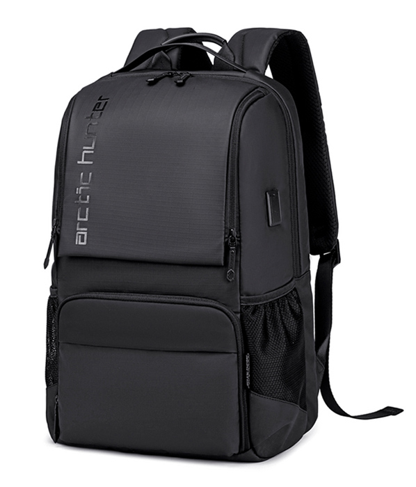 ARCTIC HUNTER τσάντα πλάτης B00532 με θήκη laptop 15.6", USB, 28L, μαύρη 1 ARCTIC HUNTER τσάντα πλάτης B00532 με θήκη laptop 15.6"