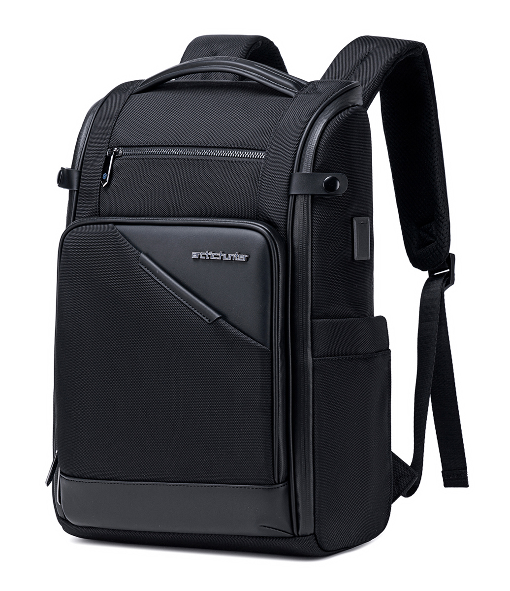 ARCTIC HUNTER τσάντα πλάτης B00675 με θήκη laptop 15.6", USB, 15L, μαύρη 1 ARCTIC HUNTER τσάντα πλάτης B00675 με θήκη laptop 15.6"