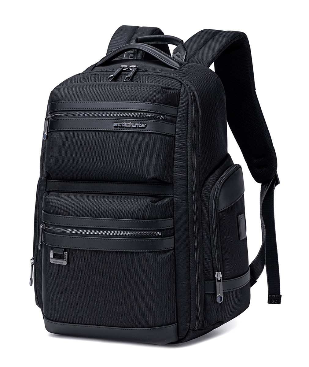 ARCTIC HUNTER τσάντα πλάτης B00682 με θήκη laptop 15.6", USB, λουκέτο TSA, 23.5L, μαύρη 1 ARCTIC HUNTER τσάντα πλάτης B00682 με θήκη laptop 15.6"